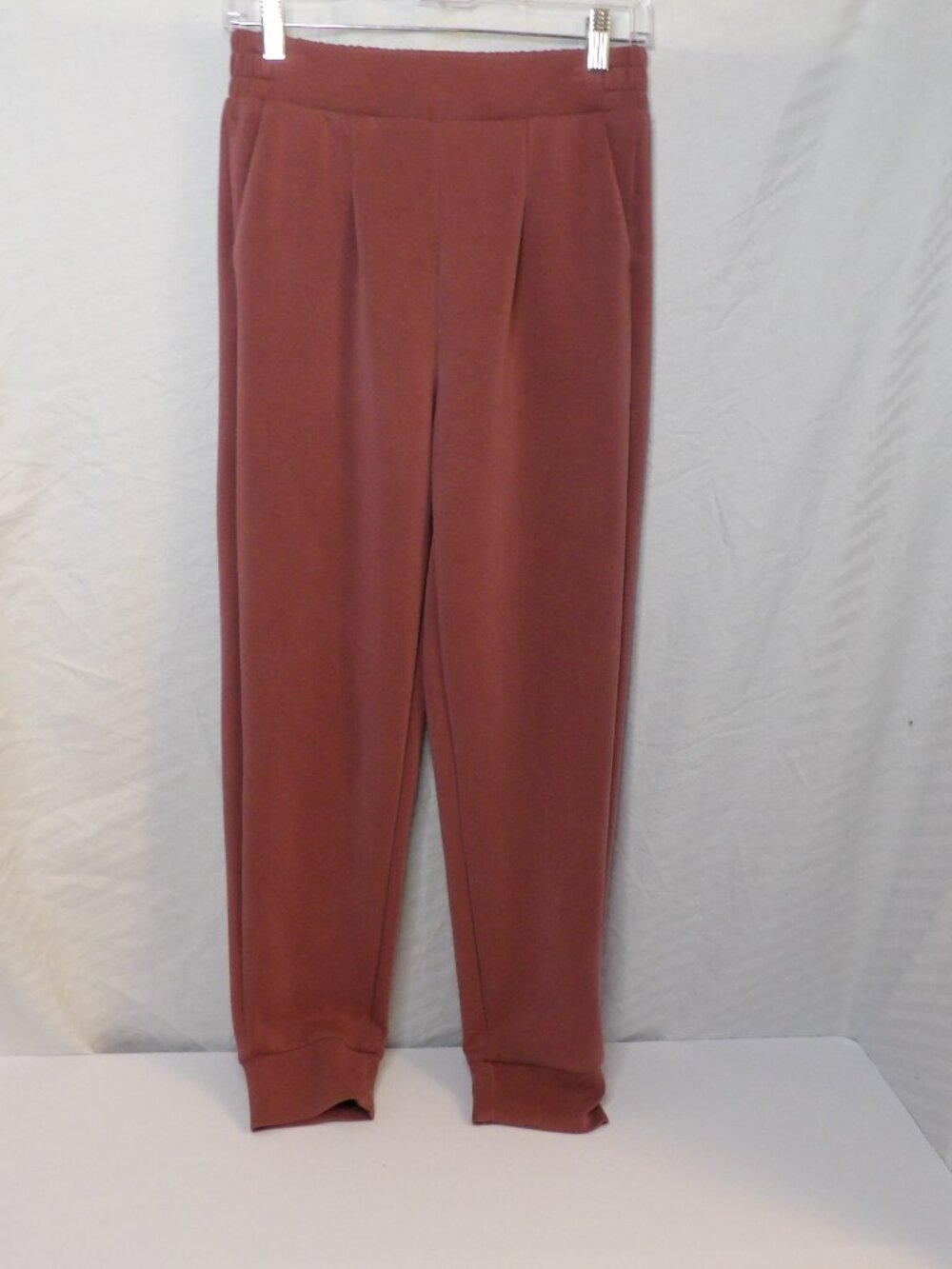 AVIS Ladies Joggers Dusty Pink Size XS (0-2) Soft Cuffs